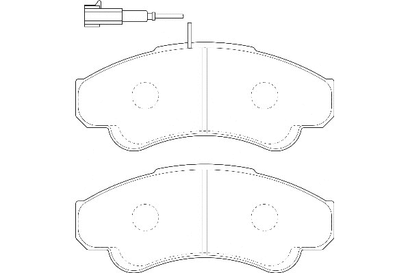 Brake Pad Set, disc brake (2134930)