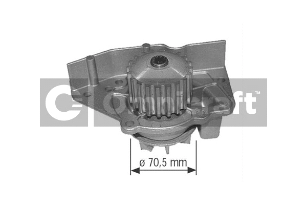 Water Pump, engine cooling (2317101)