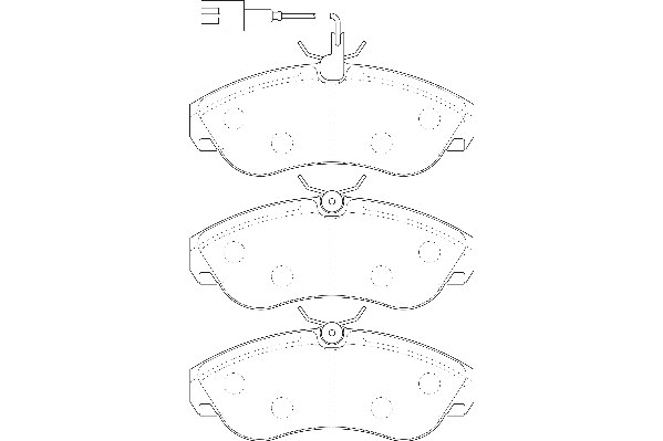 Brake Pad Set, disc brake (2135186)