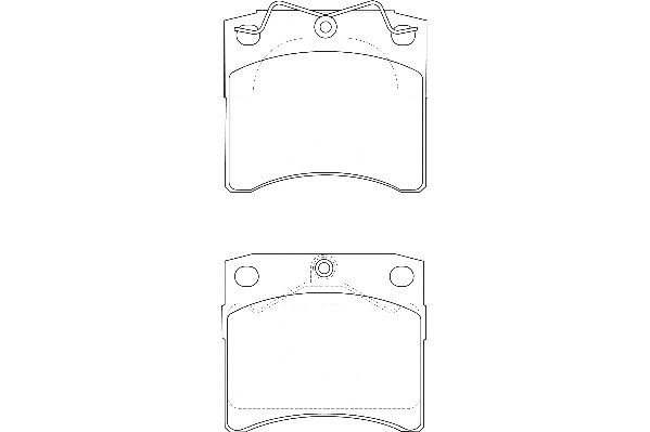 Brake Pad Set, disc brake (2134968)