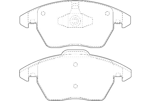 Brake Pad Set, disc brake (2135008)