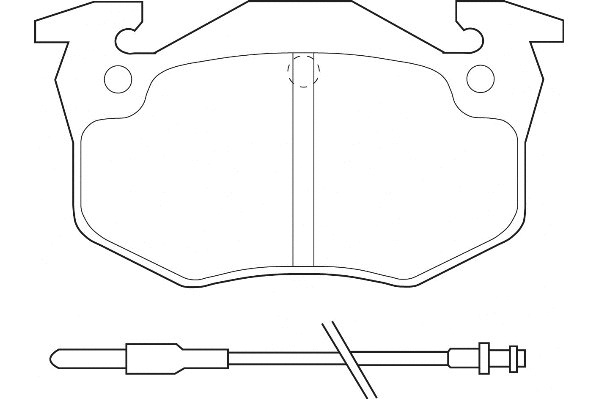 Brake Pad Set, disc brake (2135650)