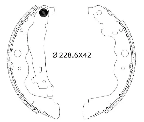 Brake Shoe Set (2255662)