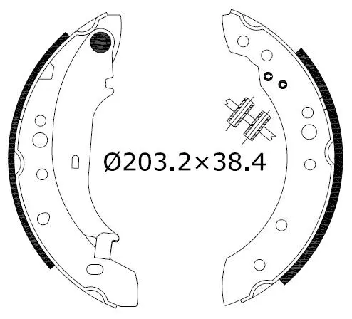 Brake Shoe Set (2255761)