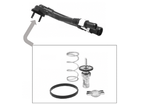 Thermostat, coolant