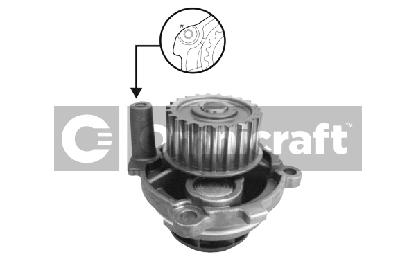 Water Pump, engine cooling (2316914)
