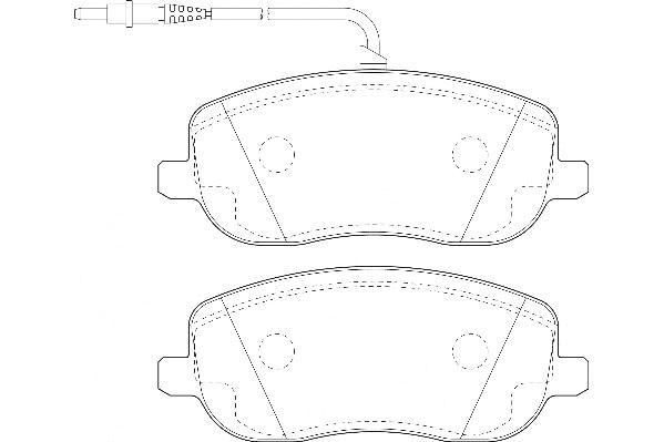 Brake Pad Set, disc brake (2134966)