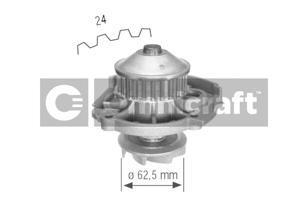 Water Pump, engine cooling (2316919)