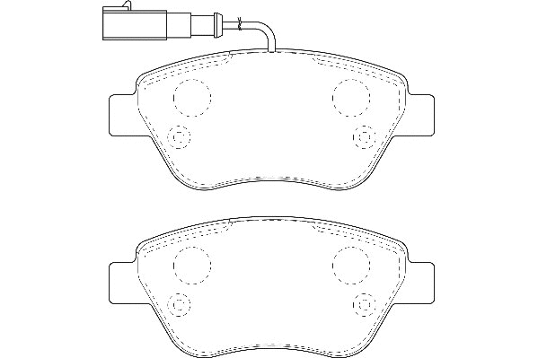 Brake Pad Set, disc brake (2134886)