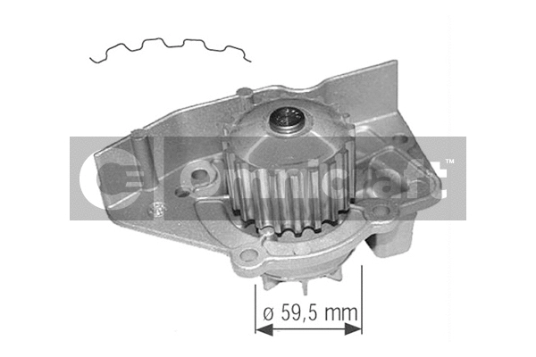 Water Pump, engine cooling (2317268)
