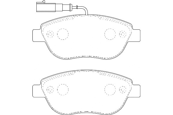 Brake Pad Set, disc brake (2134914)