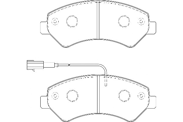 Brake Pad Set, disc brake (2135184)
