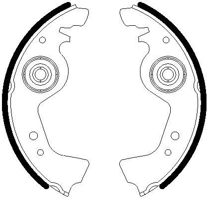 Brake Shoe Set (2255700)