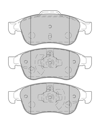Brake Pad Set, disc brake (2230127)