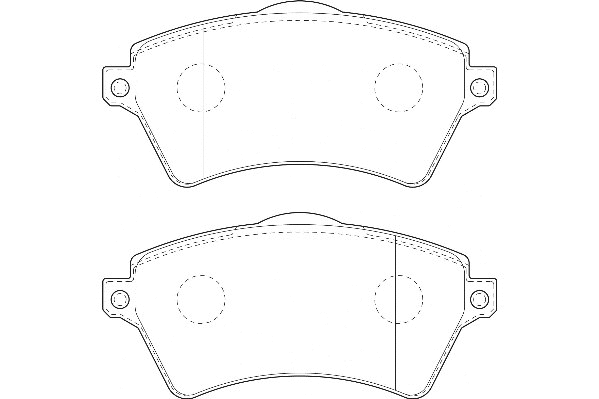 Brake Pad Set, disc brake (2135034)