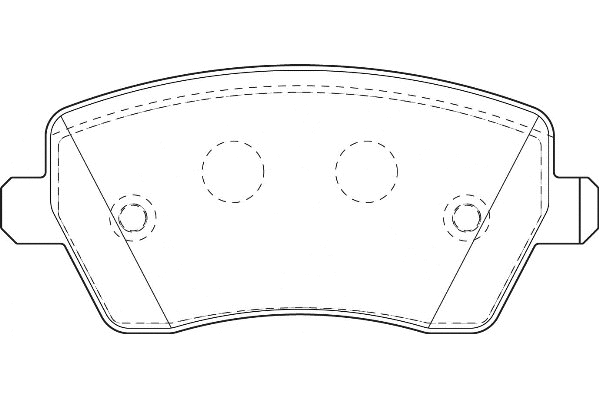 Brake Pad Set, disc brake (2134842)