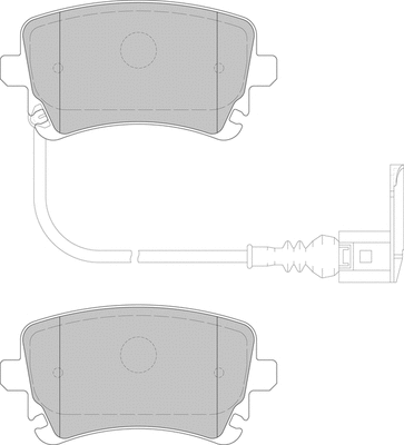 Brake Pad Set, disc brake (2135608)
