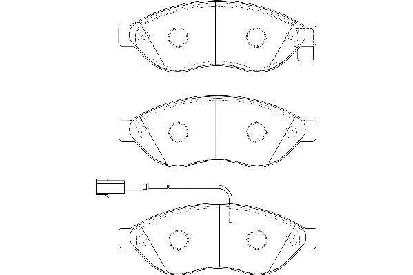 Brake Pad Set, disc brake (2134900)