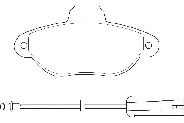Brake Pad Set, disc brake (2134860)