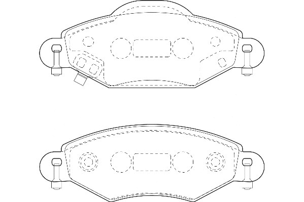Brake Pad Set, disc brake (2135136)