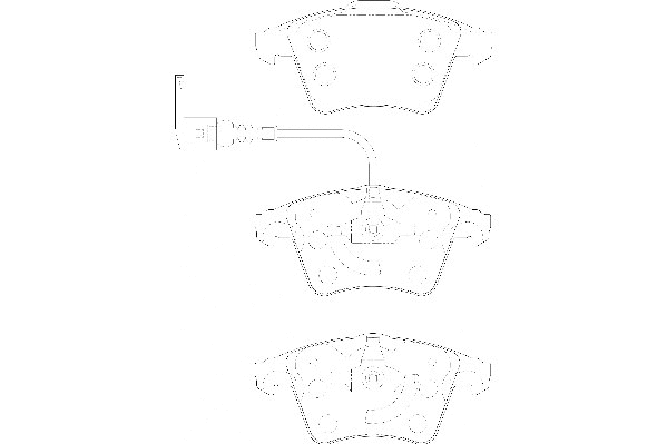 Brake Pad Set, disc brake (2134916)