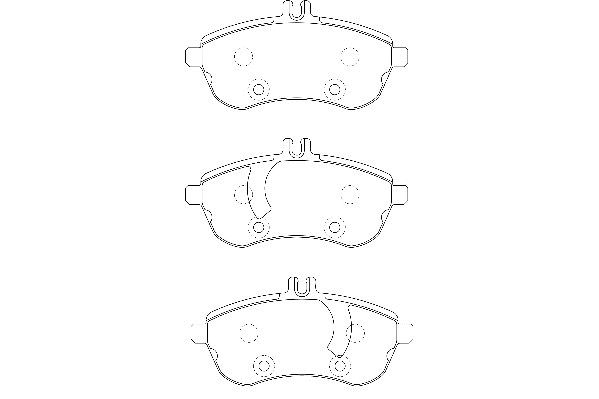 Brake Pad Set, disc brake (2134964)