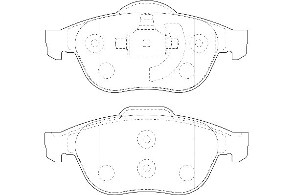 Brake Pad Set, disc brake (2135029)