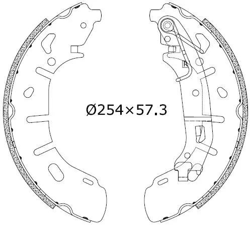 Brake Shoe Set (2255861)