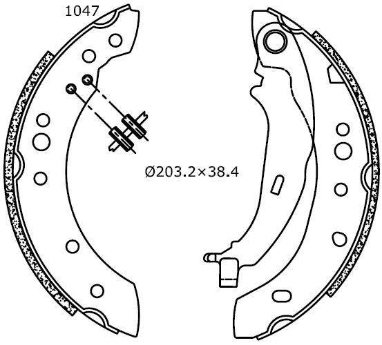 Brake Shoe Set (2255817)