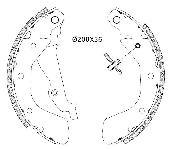 Brake Shoe Set (2255776)