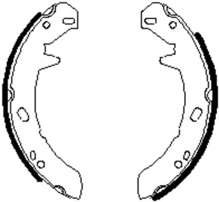 Brake Shoe Set, parking brake (2255876)