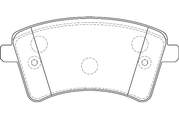 Brake Pad Set, disc brake (2134996)