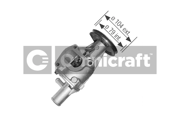 Water Pump, engine cooling (2317171)