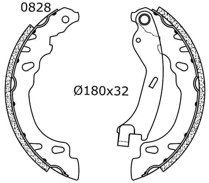Brake Shoe Set (2255704)