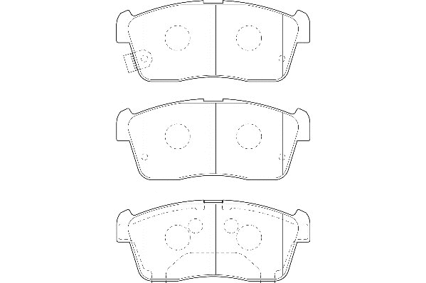 Brake Pad Set, disc brake (2134950)