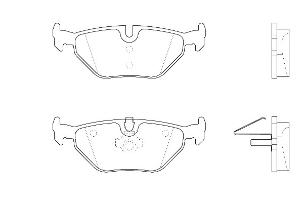 Brake Pad Set, disc brake (2135640)