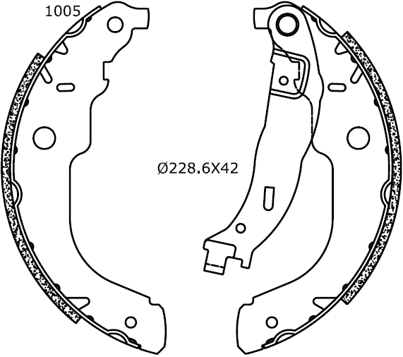 Brake Shoe Set (2255654)