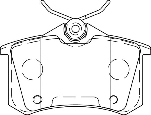 Brake Pad Set, disc brake (2135600)