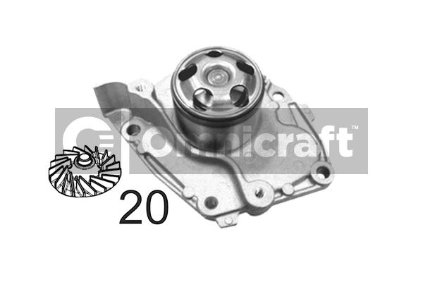 Water Pump, engine cooling (2317220)