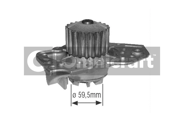 Water Pump, engine cooling (2317326)