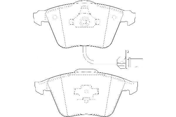Brake Pad Set, disc brake (2134992)