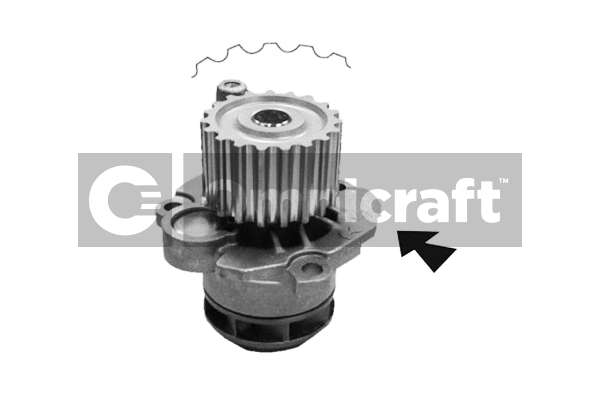 Water Pump, engine cooling (2316956)