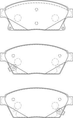 Brake Pad Set, disc brake (2134994)