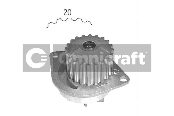 Water Pump, engine cooling (2316978)