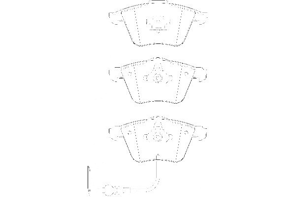 Brake Pad Set, disc brake (2135170)
