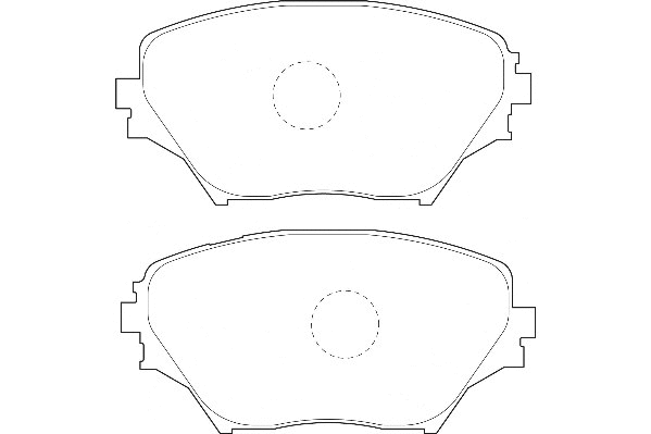 Brake Pad Set, disc brake (2135020)