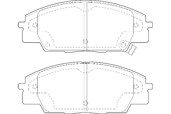 Brake Pad Set, disc brake (2135188)