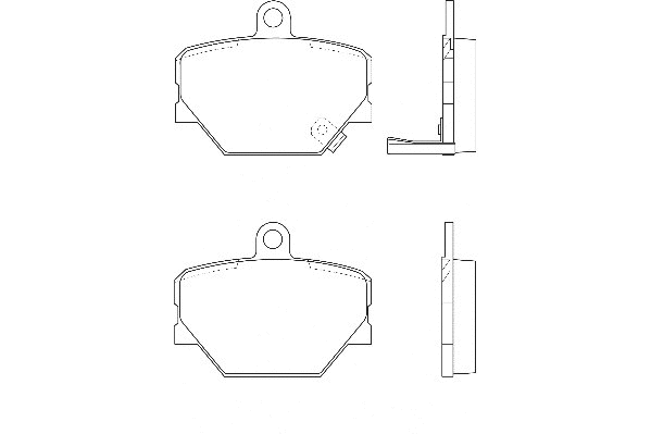 Brake Pad Set, disc brake (2134906)