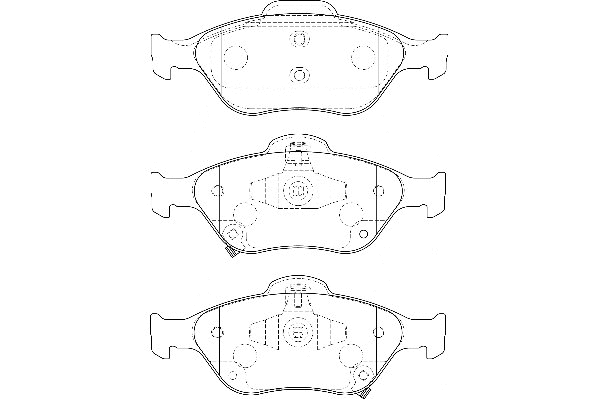 Brake Pad Set, disc brake (2134928)