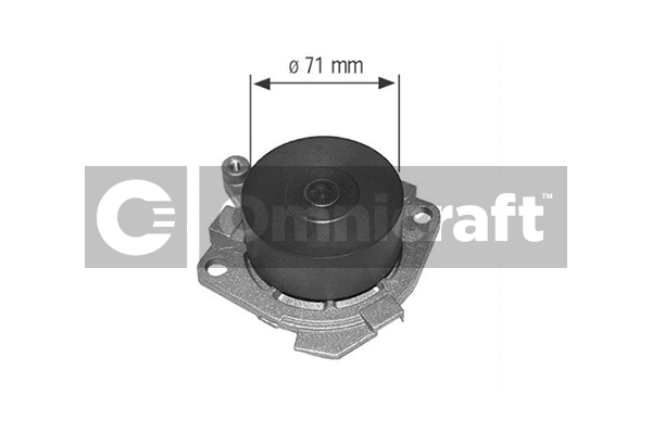 Water Pump, engine cooling (2317071)